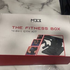Red Fitness Box 4-in-1 Gym Kit